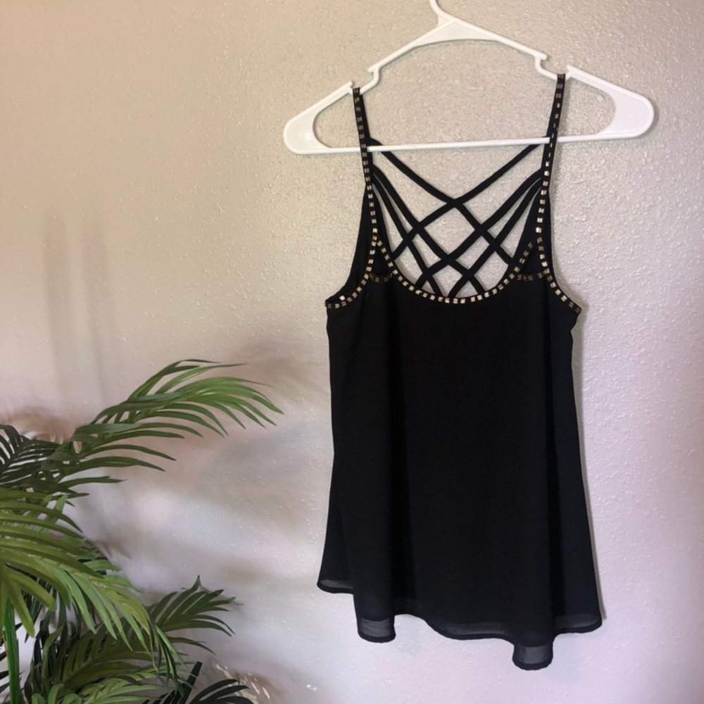 Black Flowy Top